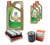 MAHLE Controllo Set 8L CASTROL EDGE 5W-30 C3 Per Mazda 5 2.0 1.8 MZR 3
