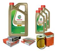 MAHLE Controllo Set 8L CASTROL EDGE 5W-30 C3 Per Mercedes-Benz E-Klasse
