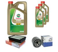 MAHLE Controllo Set 8L CASTROL EDGE 5W-30 C3 Per Mitsubishi Lancer VIII EVO