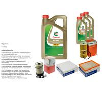 Mahle Controllo Set 8L castrol edge 5W-30 C3 per Nissan NP300 Navara Scegliere