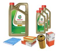 MAHLE Controllo Set 8L CASTROL EDGE 5W-30 C3 Per Nissan Qashqai +2 I 2.0 dCi