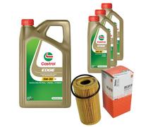 MAHLE Controllo Set 8L CASTROL EDGE 5W-30 C3 Per Nissan Qashqai +2 I 2.0 dCi
