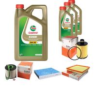 MAHLE Controllo Set 8L CASTROL EDGE 5W-30 C3 Per Opel Astra J Caravan 2.0