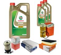 MAHLE Controllo Set 8L CASTROL EDGE 5W-30 C3 Per Opel Movano B Furgone 2.3