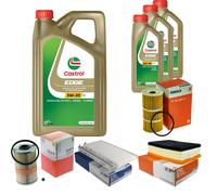 MAHLE Controllo Set 8L CASTROL EDGE 5W-30 C3 Per Opel Movano B Kasten