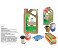 Mahle Controllo Set 8L castrol edge 5W-30 C3 per Per Motore VW Tiguan 2.0 Tdi