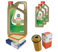 MAHLE Controllo Set 8L CASTROL EDGE 5W-30 C3 Per Renault Scénic II 2.0 dCi