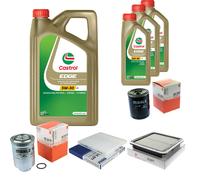 MAHLE Controllo Set 8L CASTROL EDGE 5W-30 C3 Per Subaru Legacy IV Station