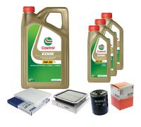 MAHLE Controllo Set 8L CASTROL EDGE 5W-30 C3 Per Subaru Legacy IV Station