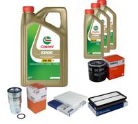 MAHLE Controllo Set 8L CASTROL EDGE 5W-30 C3 Per Toyota Avensis Verso 2.0 D