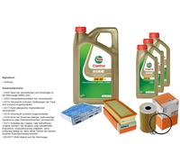 Mahle Controllo Set 8L castrol edge 5W-30 C3 per Volkswagen Tiguan 2.0 Tdi