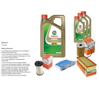 Mahle Controllo Set 8L castrol edge 5W-30 C3 per VW Sistema Tiguan 2.0 Tdi