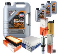 MAHLE Controllo Set 8L Liqui Moly 5W-30 Top Tec 4200 Per BMW X3 xDrive30d X4