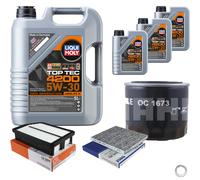 MAHLE Controllo Set 8L Liqui Moly 5W-30 TOP TEC 4200 Per Hyundai I40 CW 1.6
