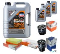 MAHLE Controllo Set 8L Liqui Moly 5W-30 Top Tec 4200 Per Nissan NP300 Navara