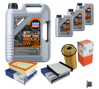 MAHLE Controllo Set 8L Liqui Moly 5W-30 Top Tec 4200 Per Renault Scénic II