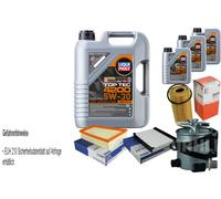 MAHLE Controllo Set 8L Liqui Moly 5W-30 Top Tec 4200 Per Renault Scénic II