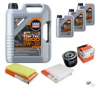 MAHLE Controllo Set 8L Liqui Moly 5W-30 Top Tec 4200 Per Volvo V40 Kombi 1.8