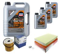 MAHLE Controllo Set 8L Liqui Moly 5W-30 Top Tec 4200 Per Volvo V70 I 2.4