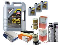 MAHLE Controllo Set 8L Liqui Moly Top Tec 4100 5W-40 Per Renault Master III