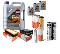 MAHLE CONTROLLO SET 8L Liqui Moly Top Tec 4200 5W-30 Per BMW X5 M50D X6