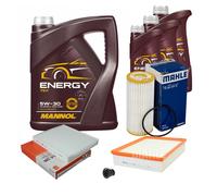 Mahle Controllo Set 8L mannol 5W-30 Energia per di Antenna Audi A1 Sportback 1.8