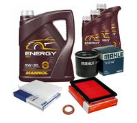 MAHLE Controllo Set 8L MANNOL 5W-30 Energy Per Renault Koleos I 2.5 4x4