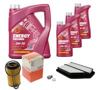 Mahle Controllo Set 8L Mannol 5W-30 Energy Premium Per Honda CR-V II 2.2