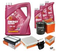 Mahle Controllo Set 8L Mannol 5W-30 Energy Premium Per Mitsubishi Outlander