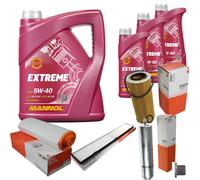 MAHLE Controllo Set 8L MANNOL 5W-40 Extreme Per BMW 3er Touring 318d