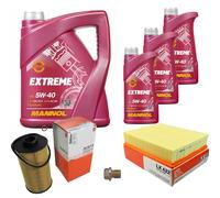 MAHLE Controllo Set 8L MANNOL 5W-40 Extreme Per BMW 7 Serie 740i iL 735i 5 Serie