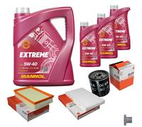 MAHLE Controllo Set 8L MANNOL 5W-40 Extreme Per Peugeot 307 CC 2.0 16V