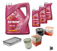 MAHLE Controllo Set 8L MANNOL 5W-40 Extreme Per Renault Kangoo Express D 65
