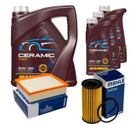 MAHLE Controllo Set 8L MANNOL Ceramic 5W-30 Per Nissan NV300 Furgone 2.0 dCi