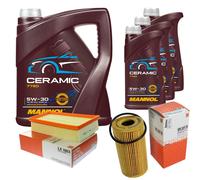 MAHLE Controllo Set 8L MANNOL Ceramic 5W-30 Per Nissan Qashqai +2 I 2.0 dCi