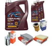 MAHLE Controllo Set 8L MANNOL Ceramic 5W-40 Per Audi TT Roadster 3.2 V6