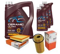 MAHLE Controllo Set 8L MANNOL Ceramic 5W-40 Per Renault Master II Kasten 2.5