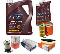 MAHLE Controllo Set 8L MANNOL Ceramic 5W-40 Per Renault Master III Kasten