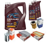 MAHLE Controllo Set 8L MANNOL Ceramic Pro 10W-40 Per Audi TT Roadster 8N9