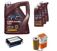 MAHLE Controllo Set 8L MANNOL Ceramic Pro 10W-40 Per Hyundai Tucson TL TLE