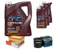 MAHLE Controllo Set 8L MANNOL Ceramic Pro 10W-40 Per Renault Koleos I HY