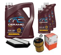 Mahle Controllo Set 8L mannol Ceramica 5W-30 per Honda Cr-V III 2.2i-CTDI