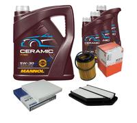 Mahle Controllo Set 8L mannol Ceramica 5W-30 per Honda Cr-V III 2.2i-CTDI 4WD