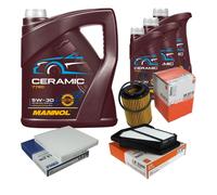Mahle Controllo Set 8L mannol Ceramica 5W-30 per Honda Cr-V III 2.2i-DTEC