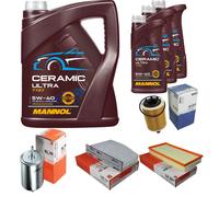 Mahle Controllo Set 8L mannol Ceramica 5W-40 per Audi Tt Roadster 3.2