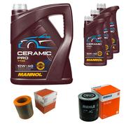 Mahle Controllo Set 8L mannol Ceramica Pro 10W-40 per Fiat Ducato Furgonato