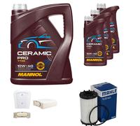 Mahle Controllo Set 8L mannol Ceramica Pro 10W-40 per VW Touareg CR7 3.0 TSI