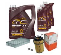 MAHLE Controllo Set 8L MANNOL Energy 5W-30 per Saab 9-3 2.2 TiD