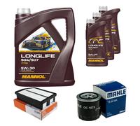MAHLE Controllo Set 8L MANNOL LONGLIFE 504/507 5W-30 Per Hyundai I40 CW VF