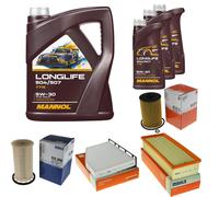 Mahle Controllo Set 8L mannol Longlife 504/507 5W-30 per VW Caddy IV Wagon